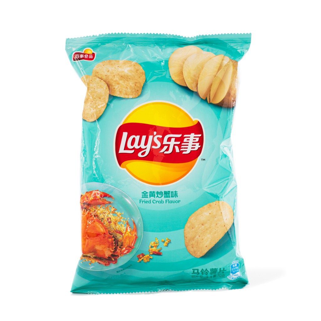 Lay’s Fried Crab Potato Flavor Chips – 70g