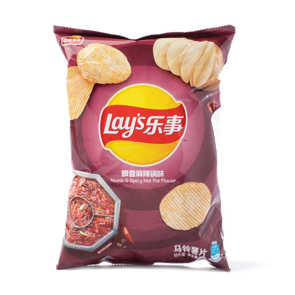 Lay’s Numb & Spicy Hot Pot Potato Flavor Chips – 70g