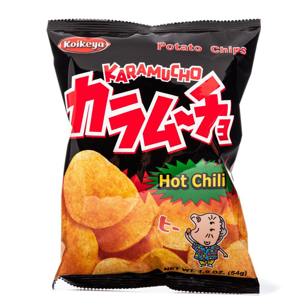 Koikeya Spicy Hot Chili Flavor Potato Chips – 65g