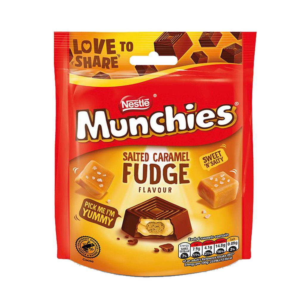 Nestle Munchies Salted Caramel Fudge – Sharing Size