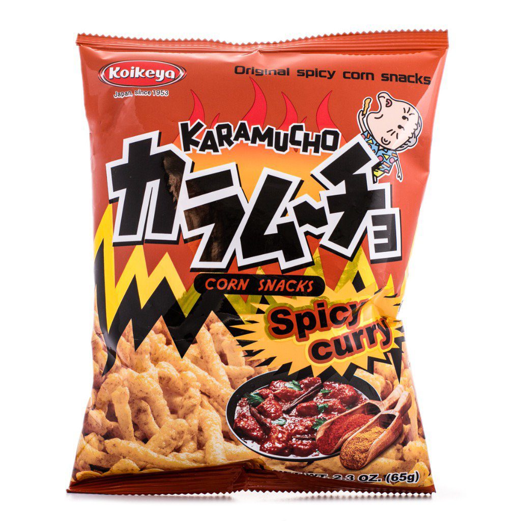 Koikeya Spicy Curry Flavor Potato Chips – 65g