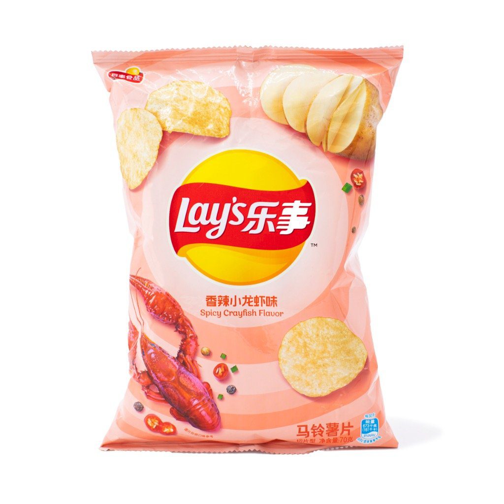 Lay’s Spicy Crayfish Potato Flavor Chips – 70g