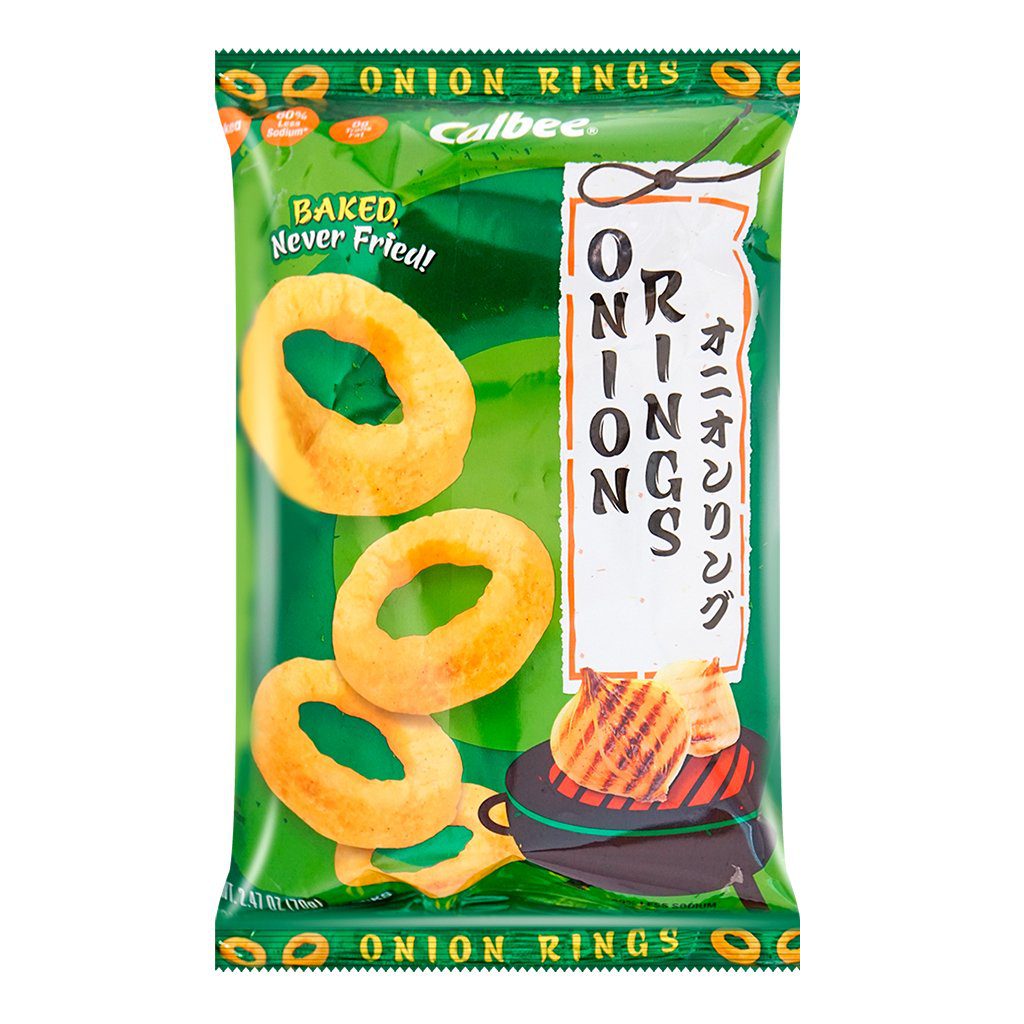 Calbee Baked Onion Rings – 70g