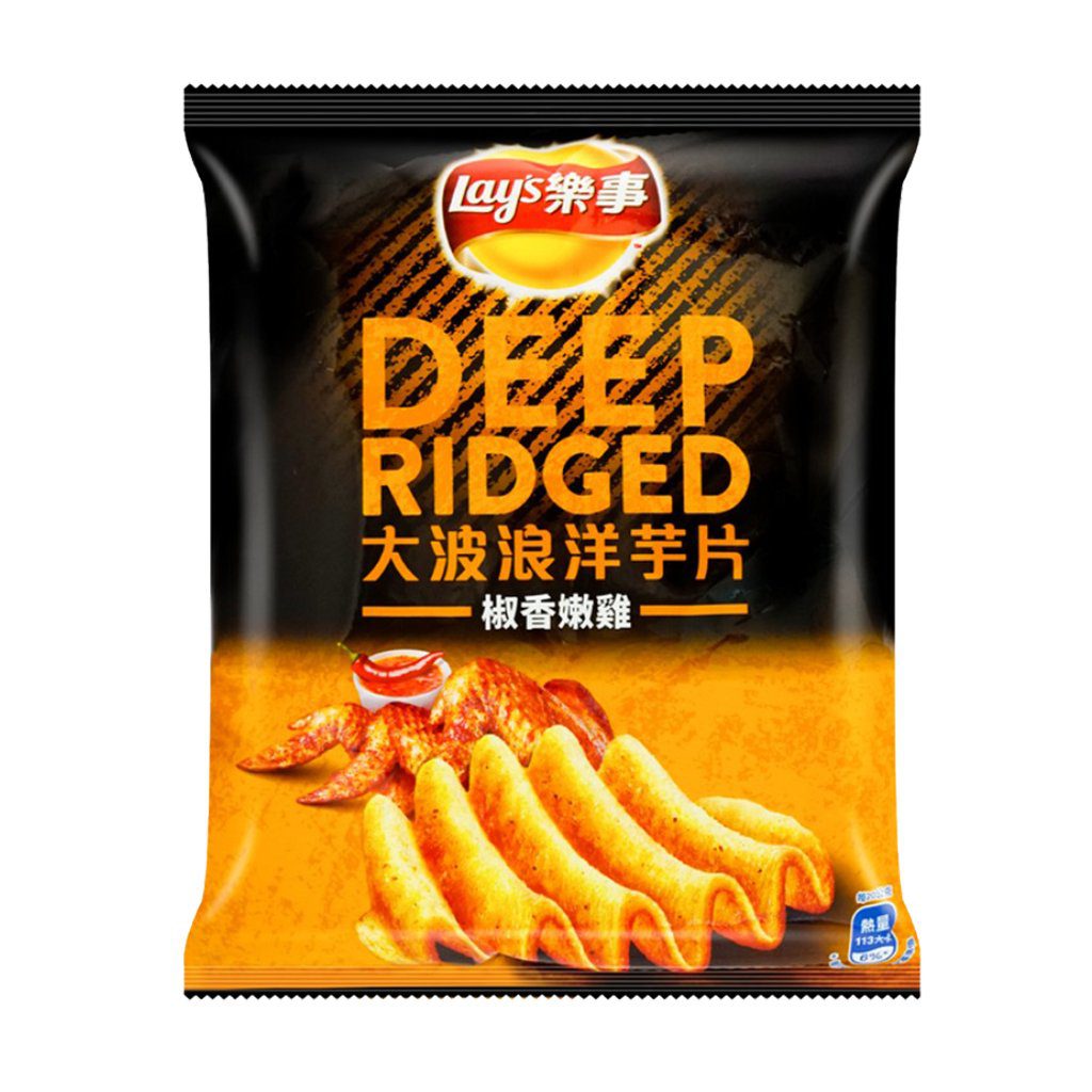 Lay’s Deep Ridged Pepper Chicken Flavor Chips – 70g