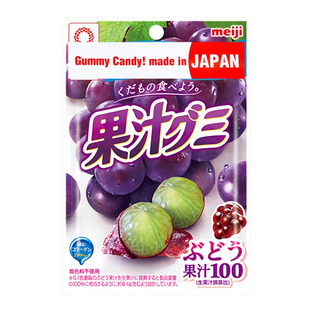 Meiji Gummy Candy Grape Flavor – 51g - Snackmoon