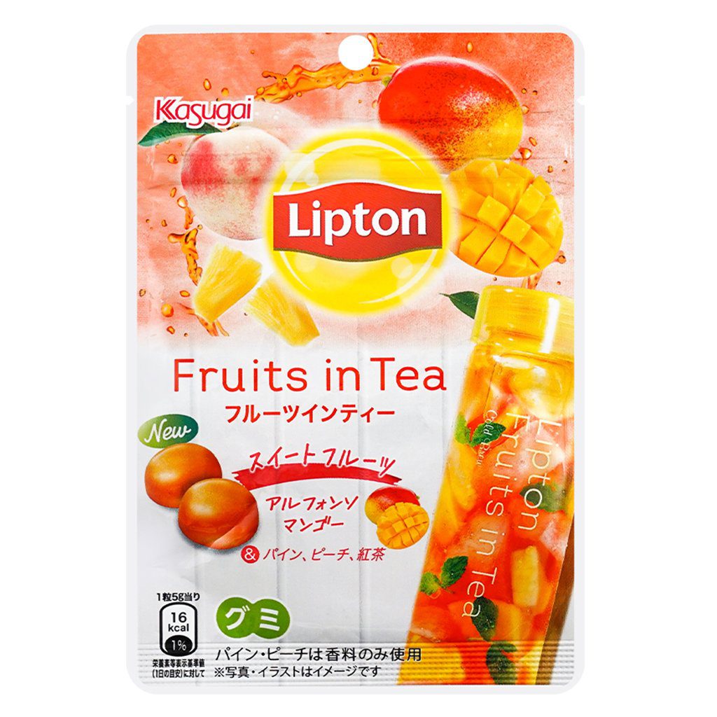 Lipton Fruits In Tea Gummy Sweet Fruits 44g – (SWEET)