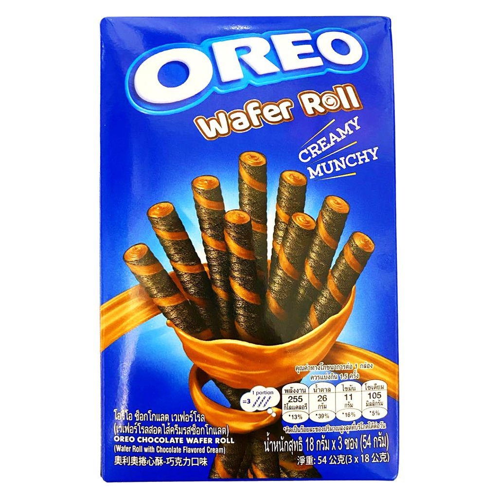 Oreo Wafer Rolls Chocolate – 53g