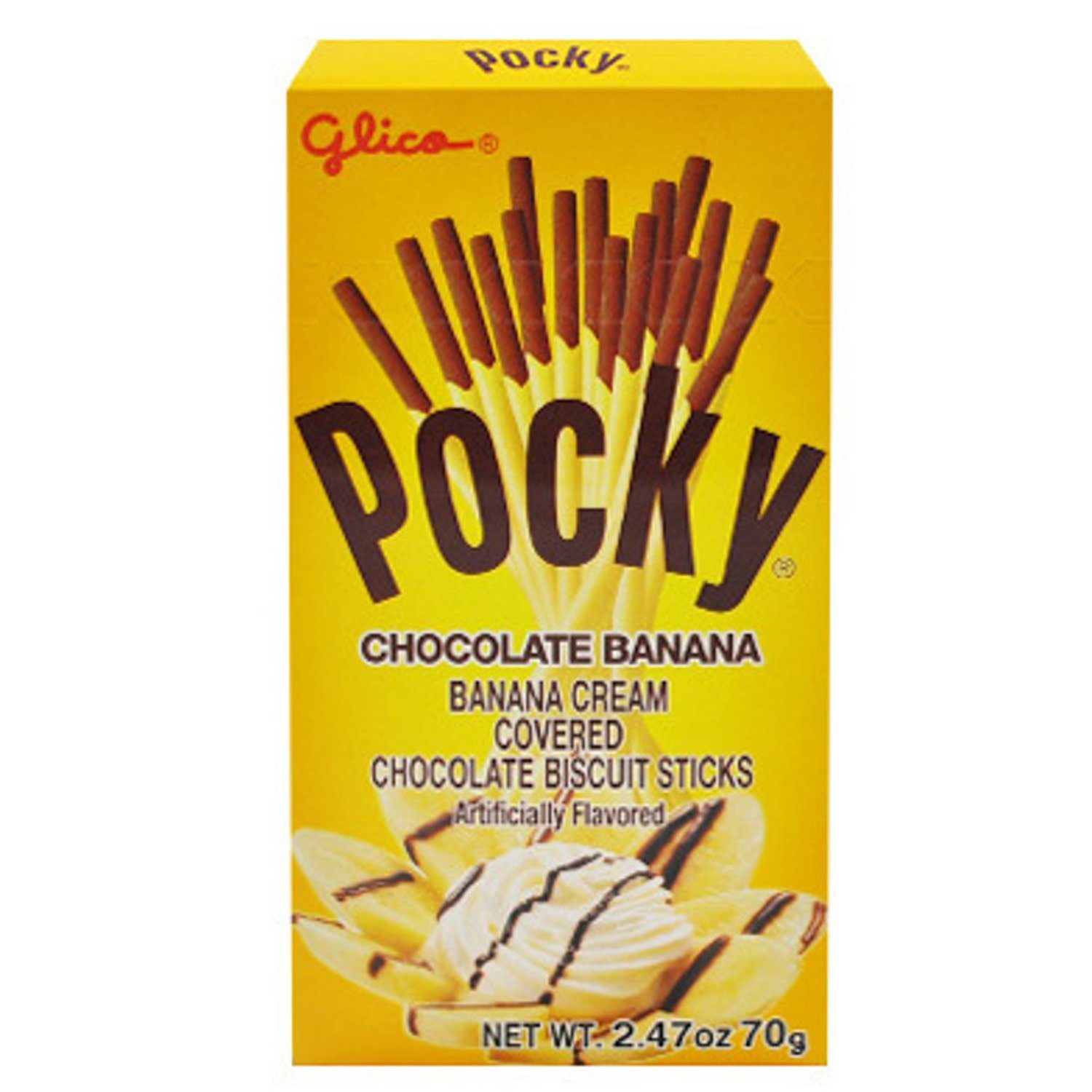Pocky Chocolate Covered Banana Biscuit Sticks