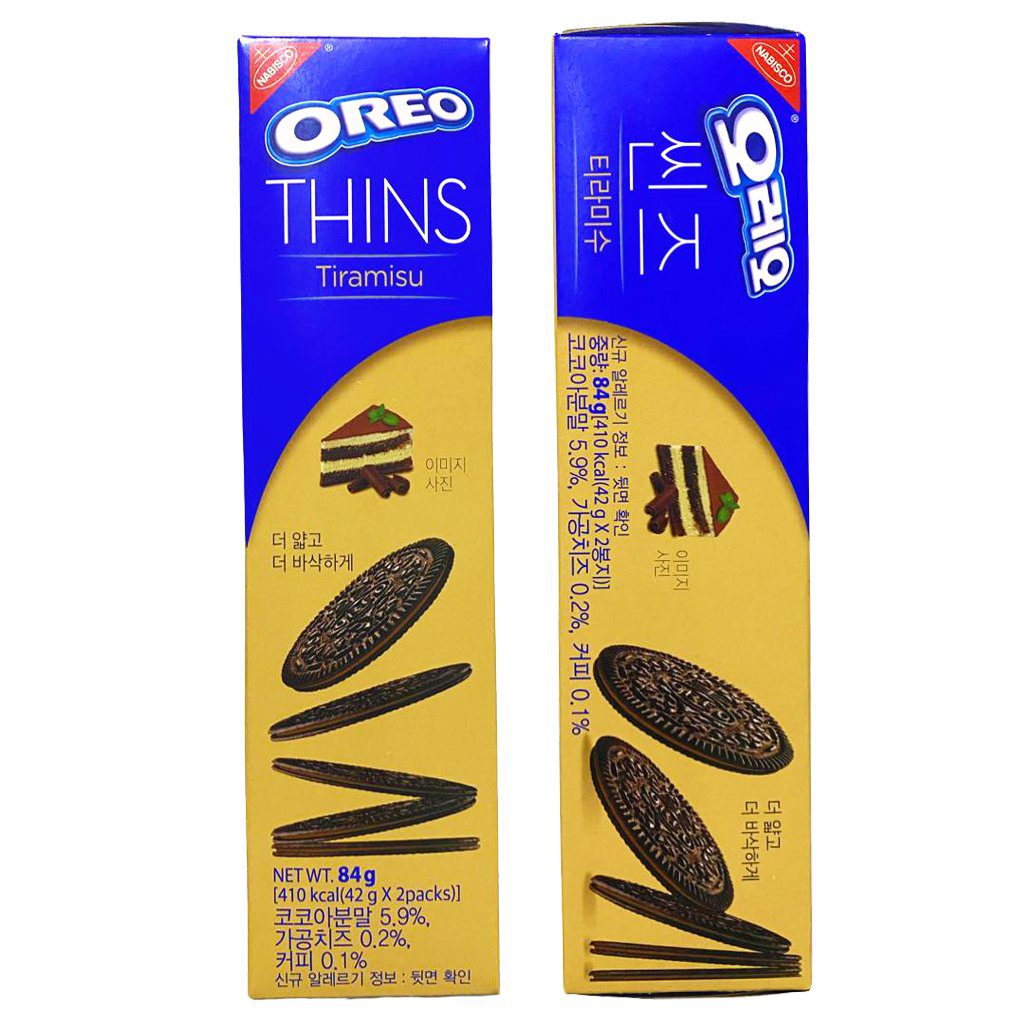 Oreo – Thins Tiramisu Cookies (Korea)