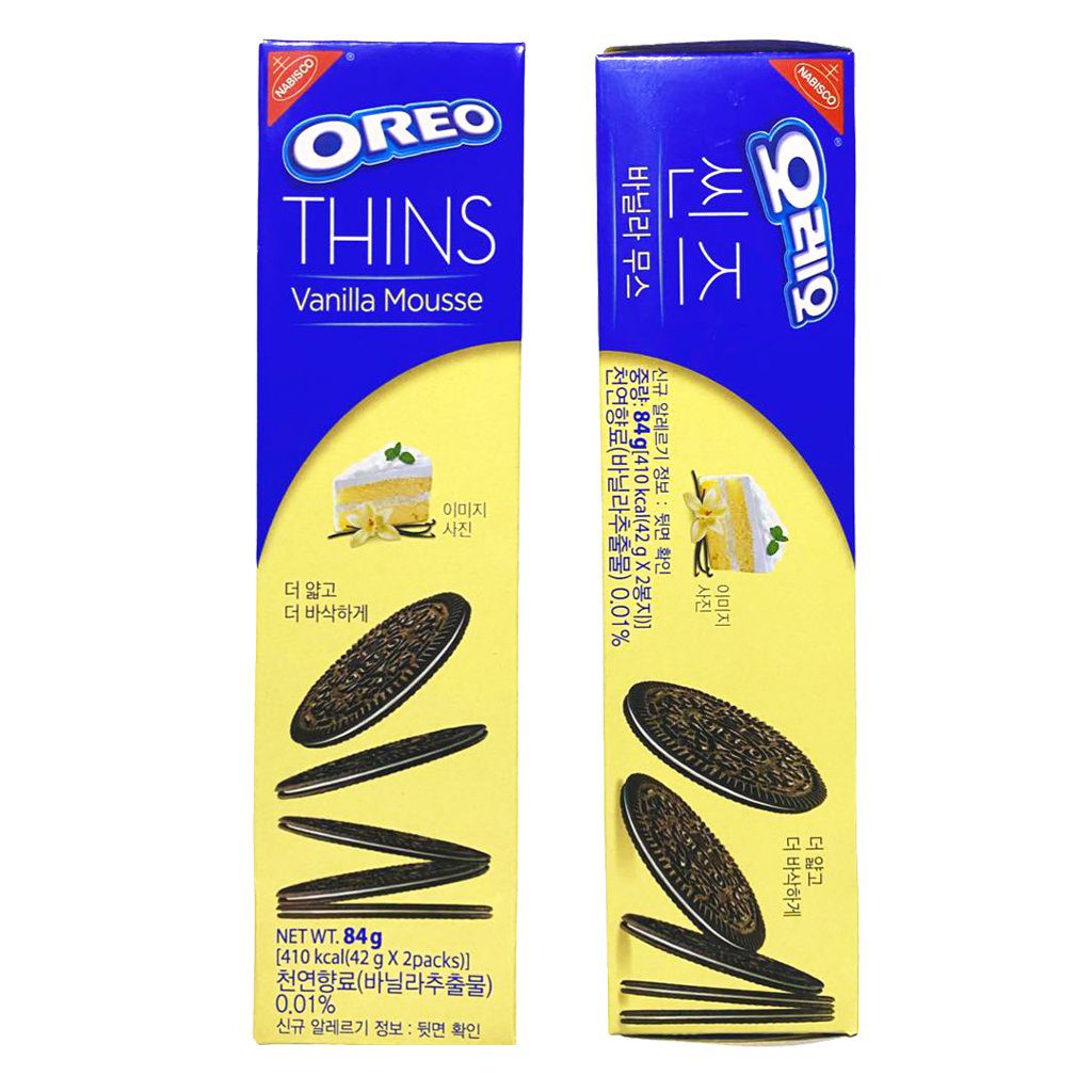 Oreo – Vanilla Mousse Thin Cookies (Korea)